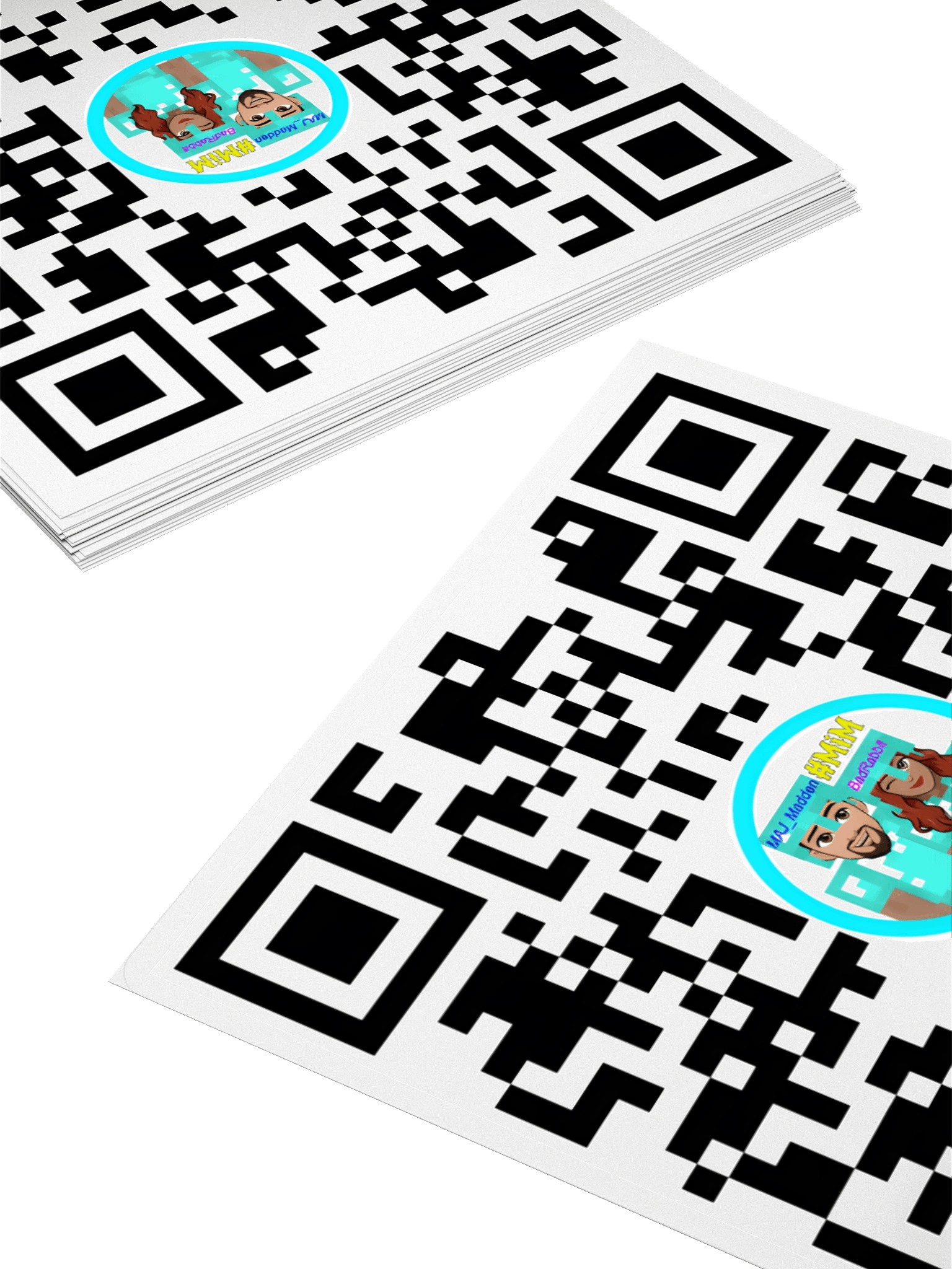 #MiM QR Kiss Cut Stickers product image (4)