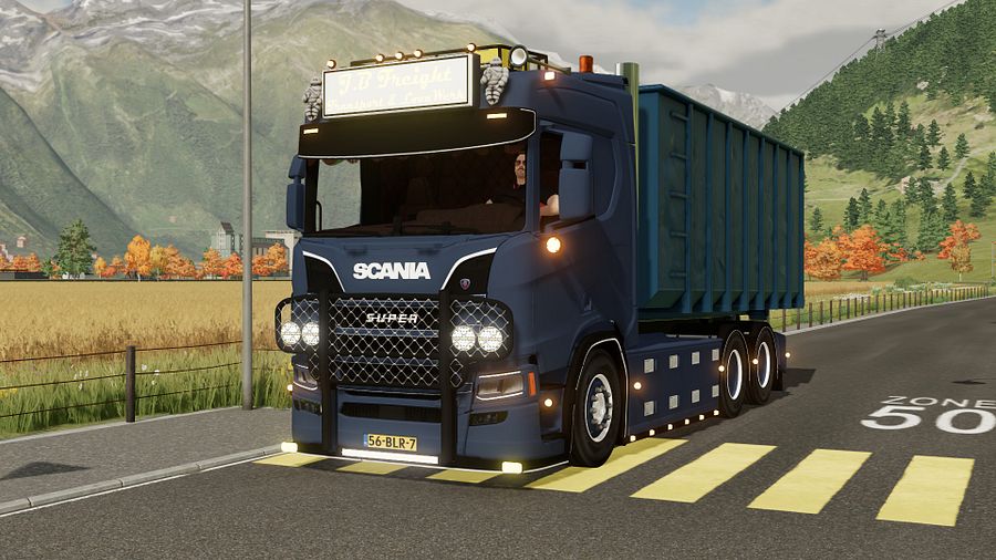 [FS22] Scania NG J.B Freight Hooklift product image (2)
