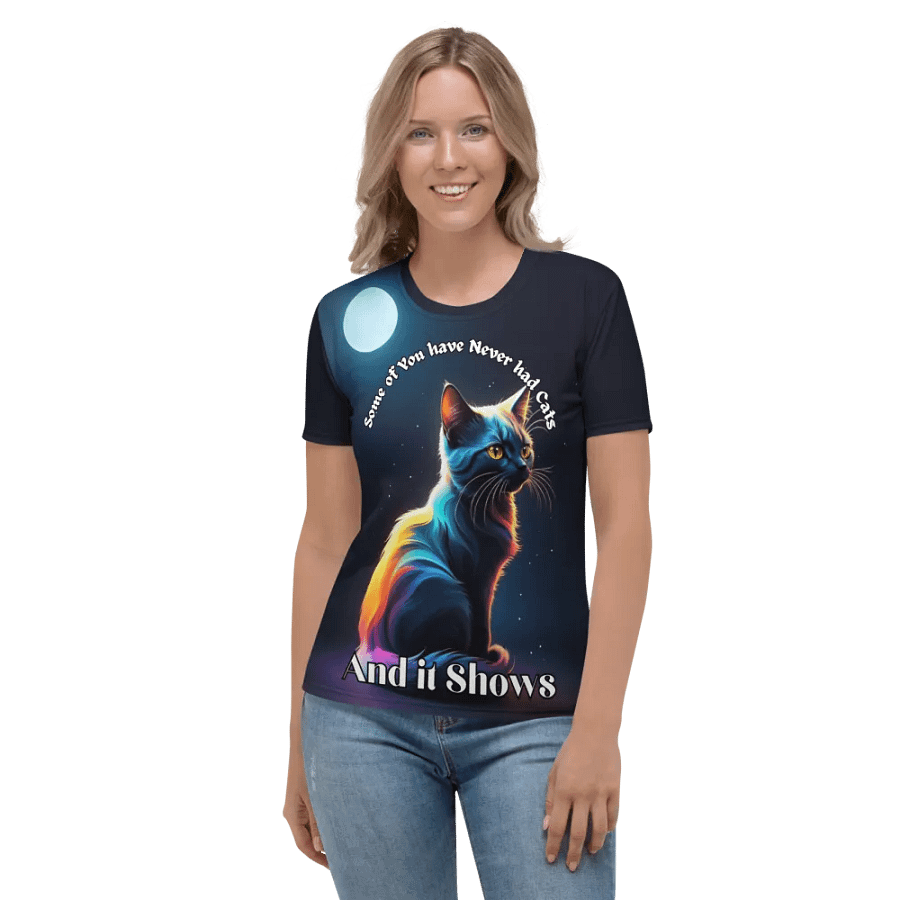 Cat All Over Print T-shirt product image (2)
