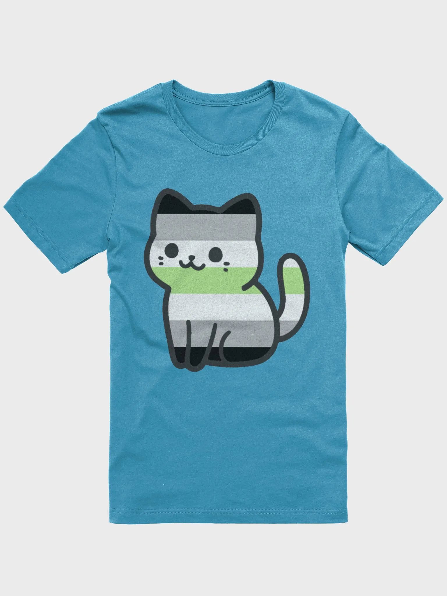 Agender Pride Kitty Woman's Shirt product image (3)