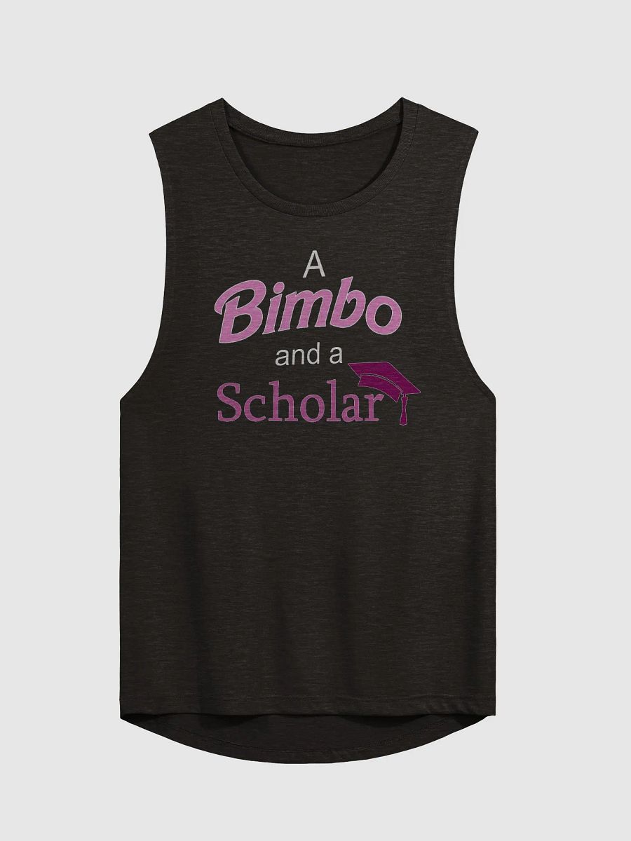 A Bimbo and a Scholar Ladies' Muscle Tank product image (1)