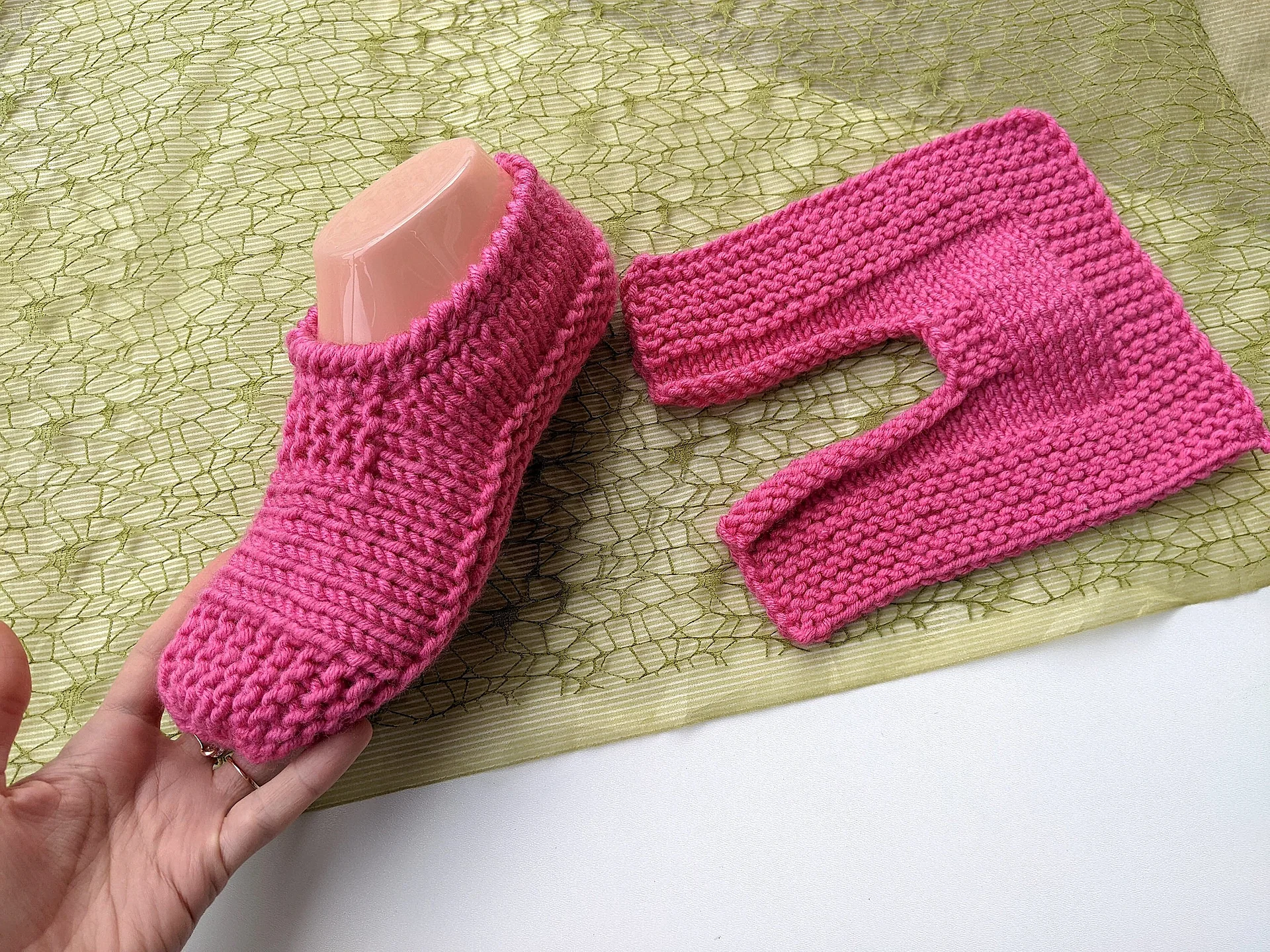 Two-Needles Flat Knit Socks Pattern product image (9)