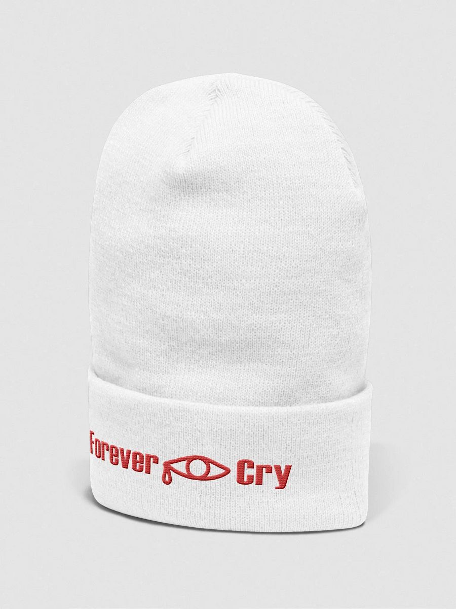 Forever Cry - Red #2 - Yupoong Cuffed Beanie product image (2)