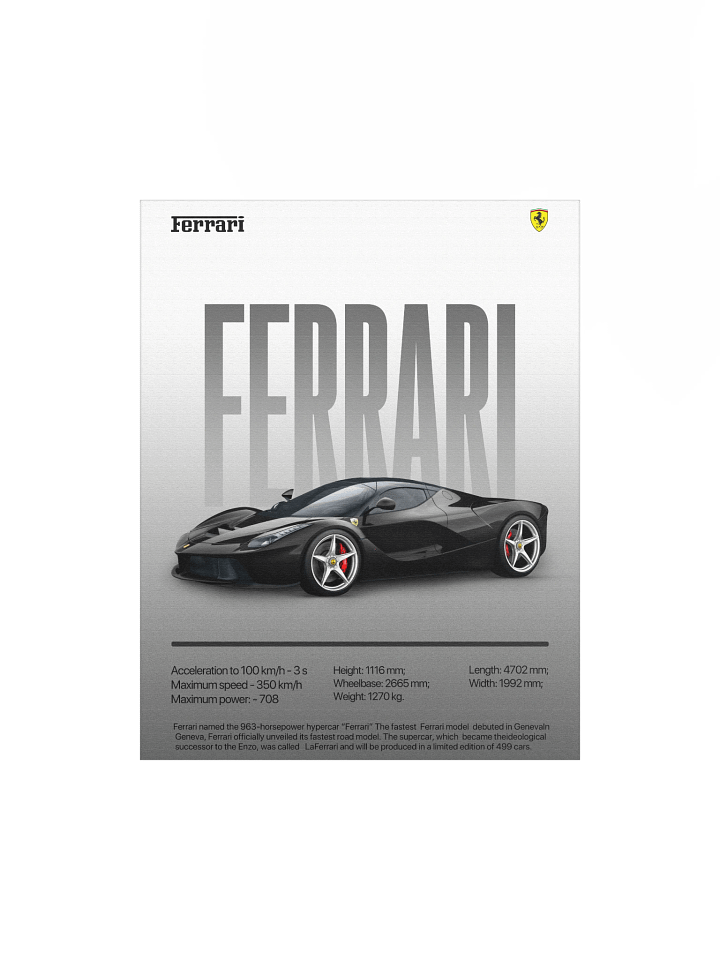 FERRARI LAFERRARI product image (1)