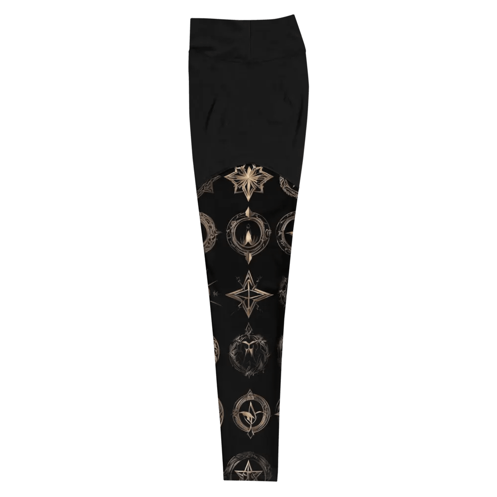 Symbology Black Top Leggings with Pocket product image (7)