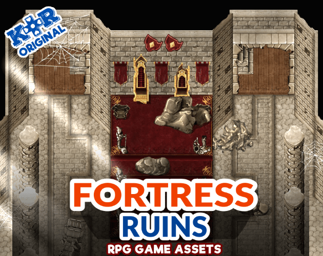 KR Fortress Ruins Tileset for RPGs product image (1)