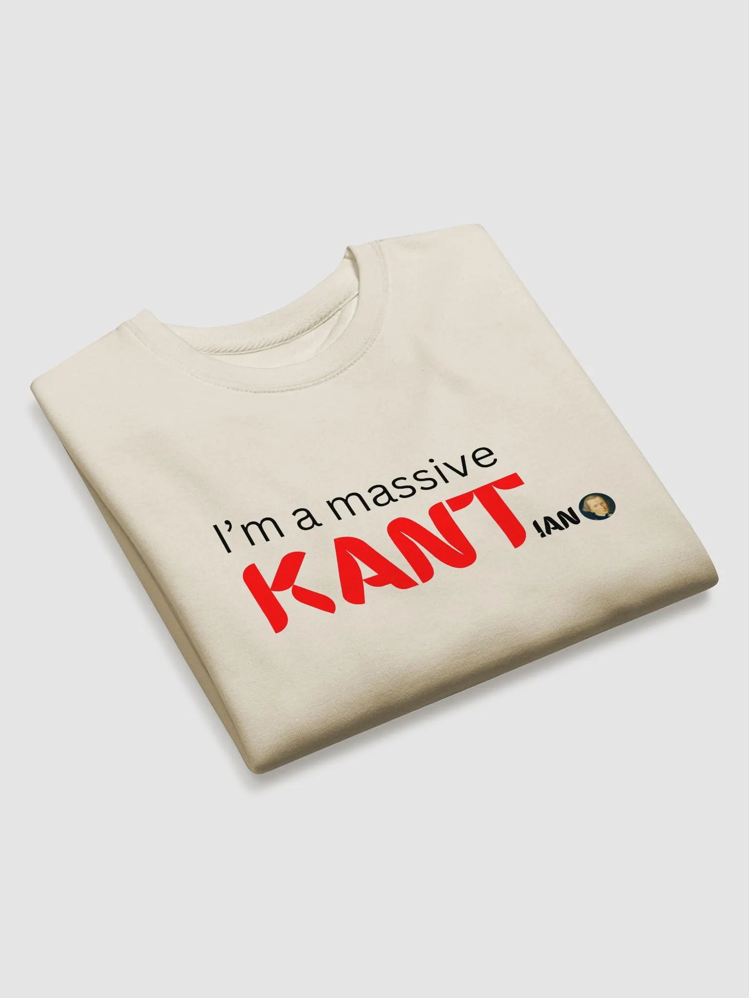 Massive Kantian - Black lettering with red accent product image (18)