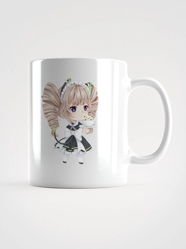 White Glossy Mug - Shiro Maid (Tower of Fantasy) product image (1)