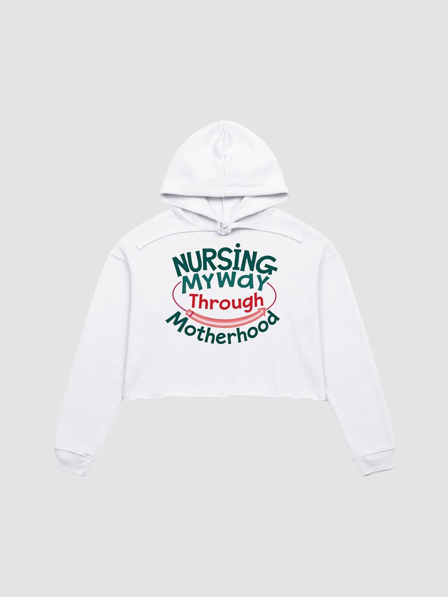 Nursing Through Motherhood Crop Hoodie product image (3)