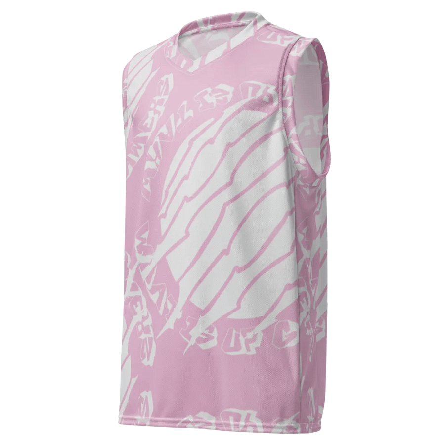 [ ITZJOEL44 ] PINK/WHITE Basketball Jersey product image (3)