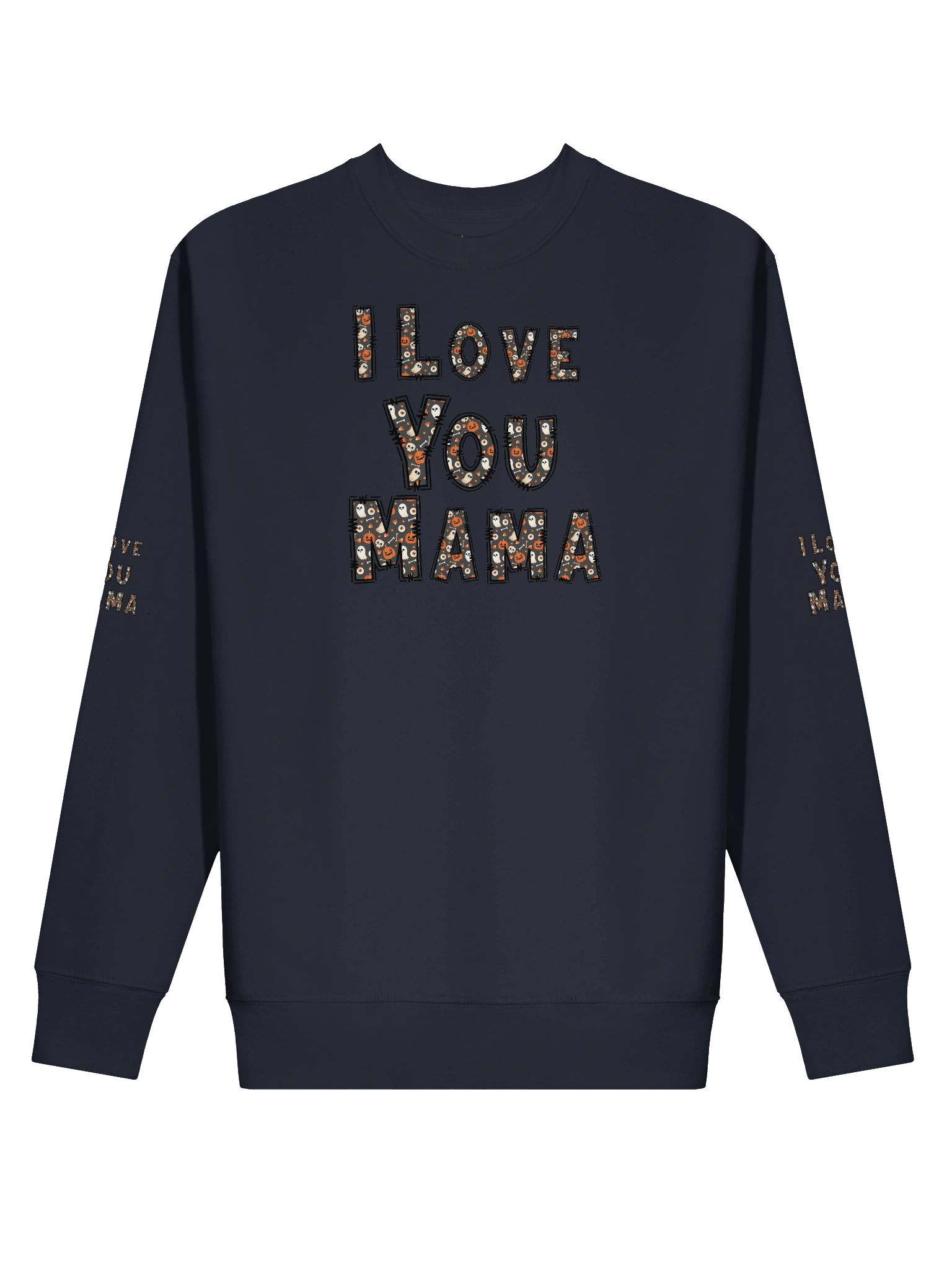 I Love You Mama Halloween Alphabet Sweatshirt product image (15)