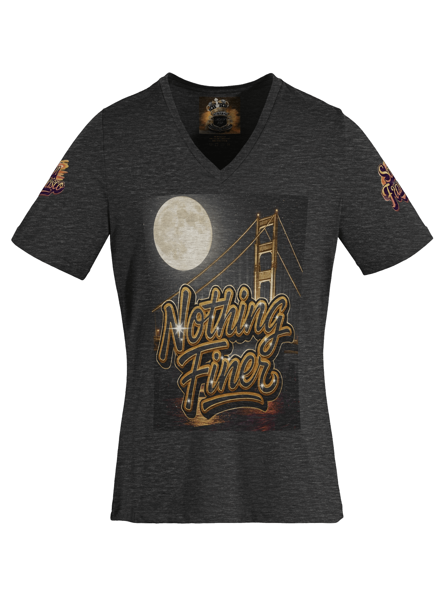 Nothing Finer Passive Income V-Neck Tee product image (1)
