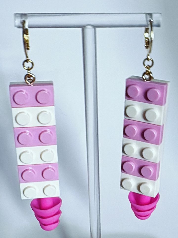 Pink Lego Bass Busterz Earrings product image (1)