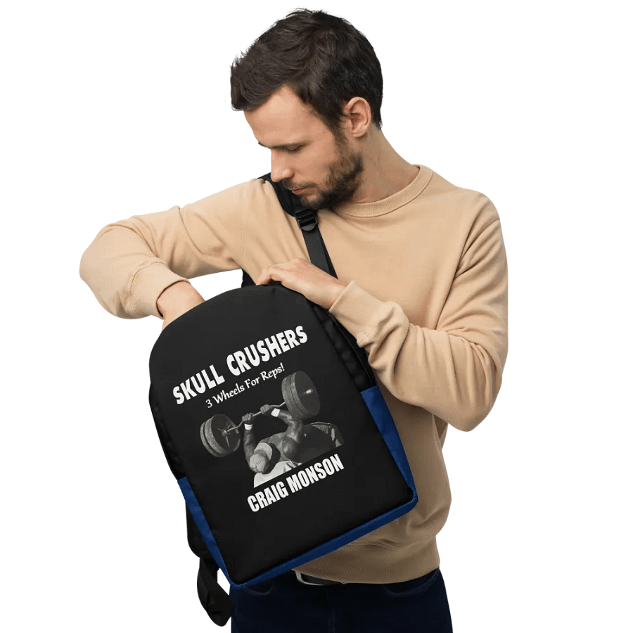 Craig Monson Three Wheels For Reps! Backpack product image (8)
