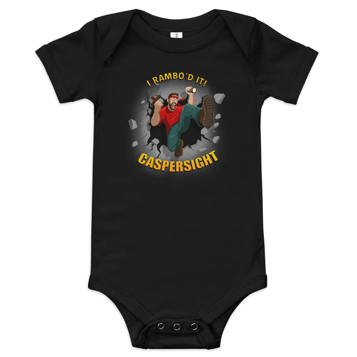Rambo'd It! Illustrated Baby Onesie product image (1)