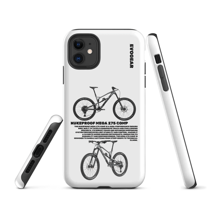 White Mega 275 Comp iPhone Case product image (1)