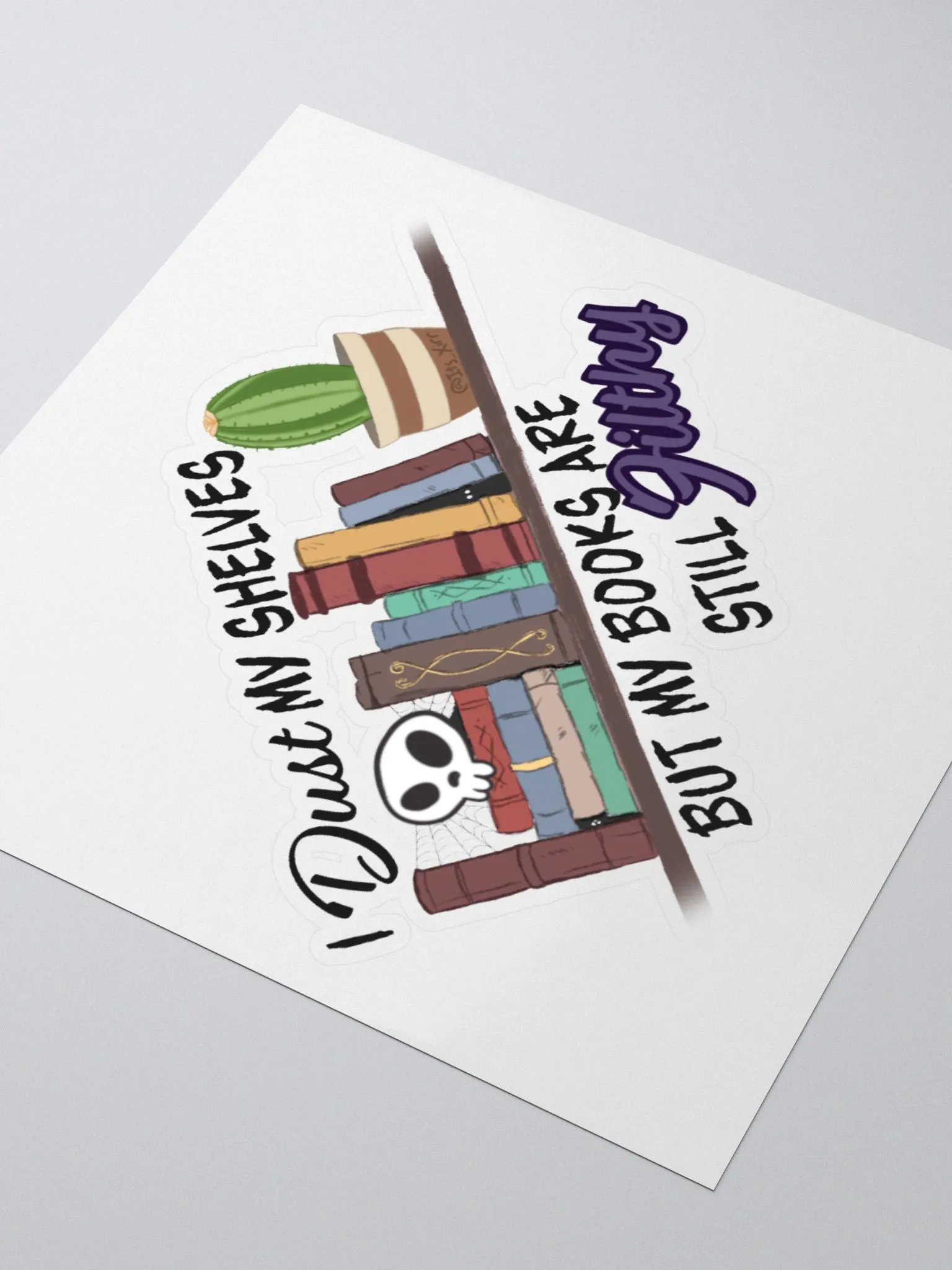 #Booktok - Dusty Shelves Sticker product image (7)