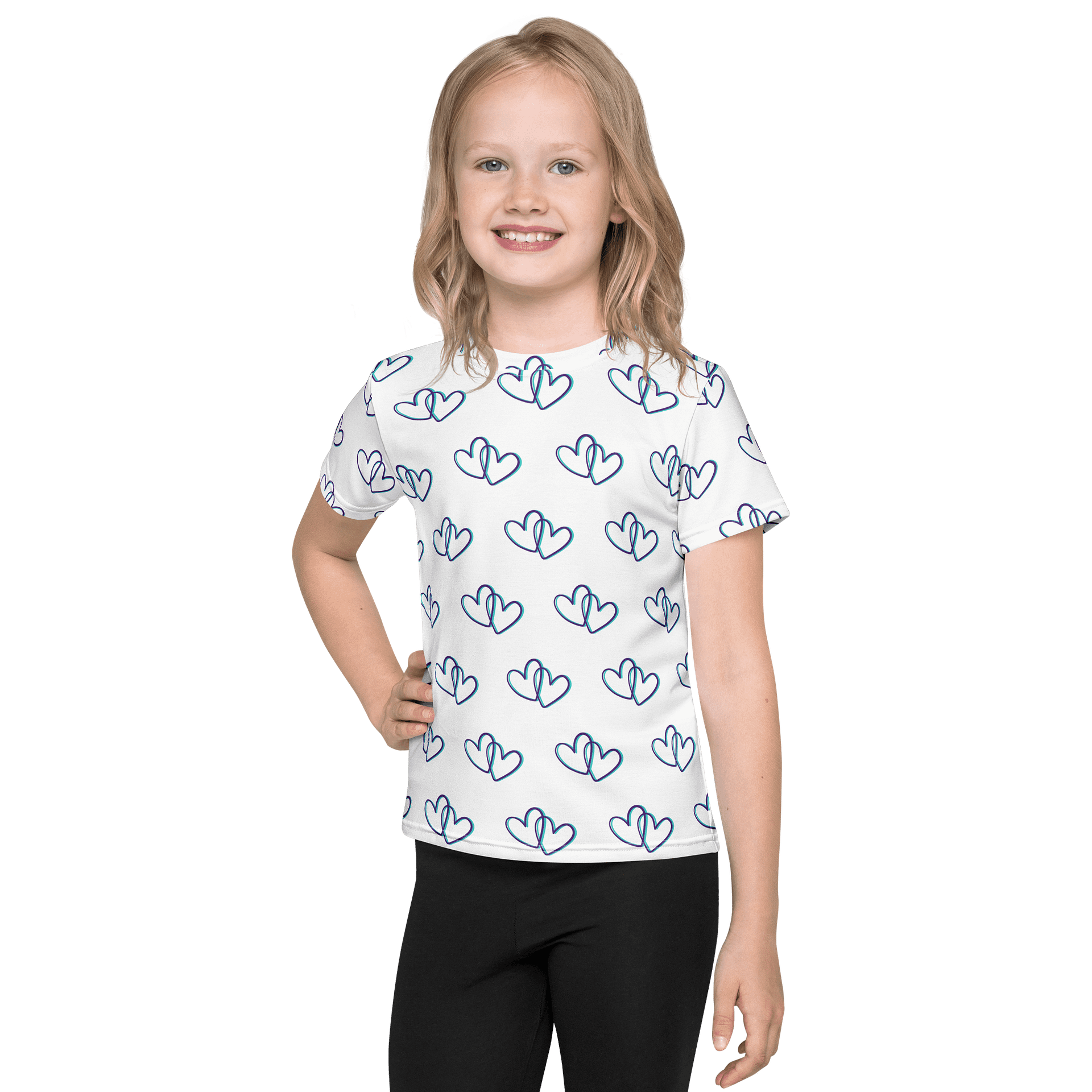 White Heart Kids Tee product image (1)