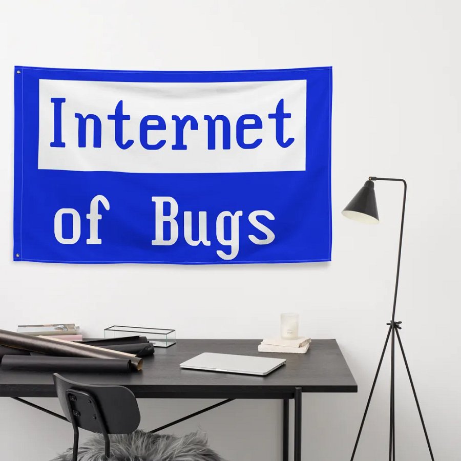 Internet Of Bugs Flag product image (9)