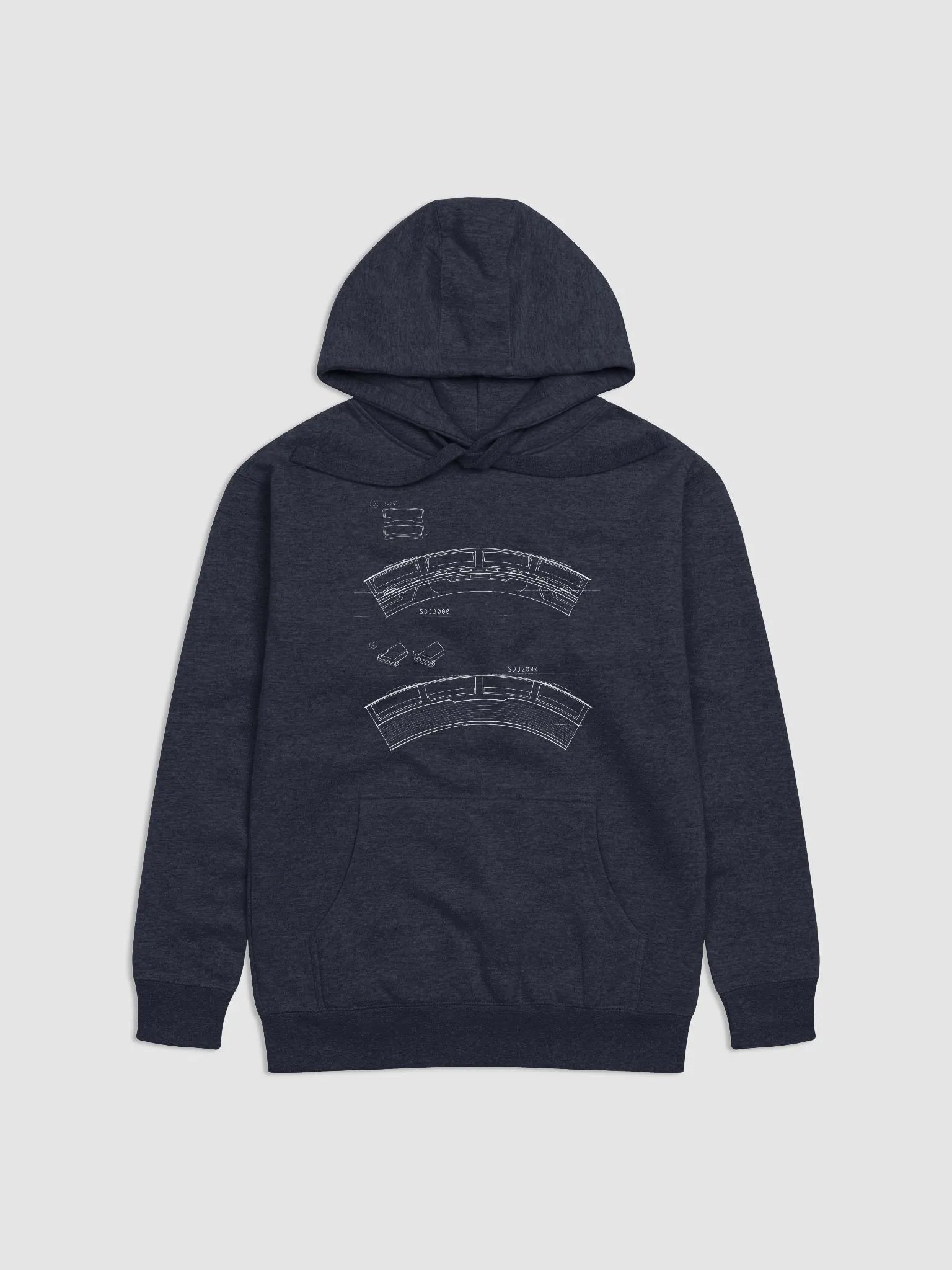 Spin Rhythm XD Wheel Blueprint Premium Hoodie product image (1)