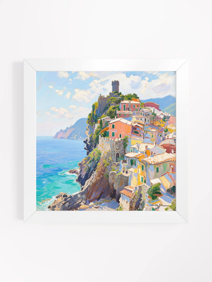 Vernazza Castle Hill View - Framed Poster product image (5)