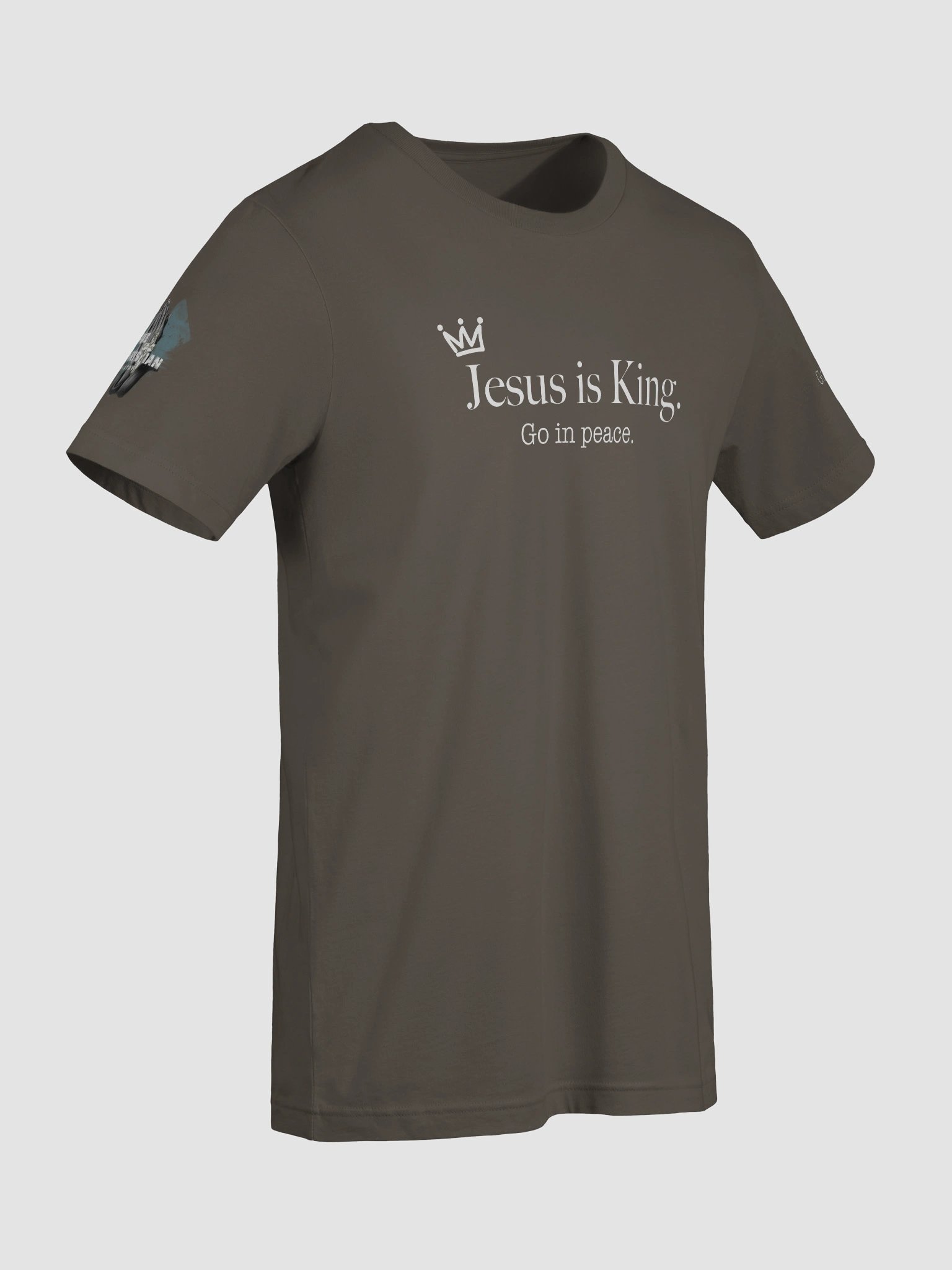 Soft unisex Jesus is King Tshirt White Text product image (91)