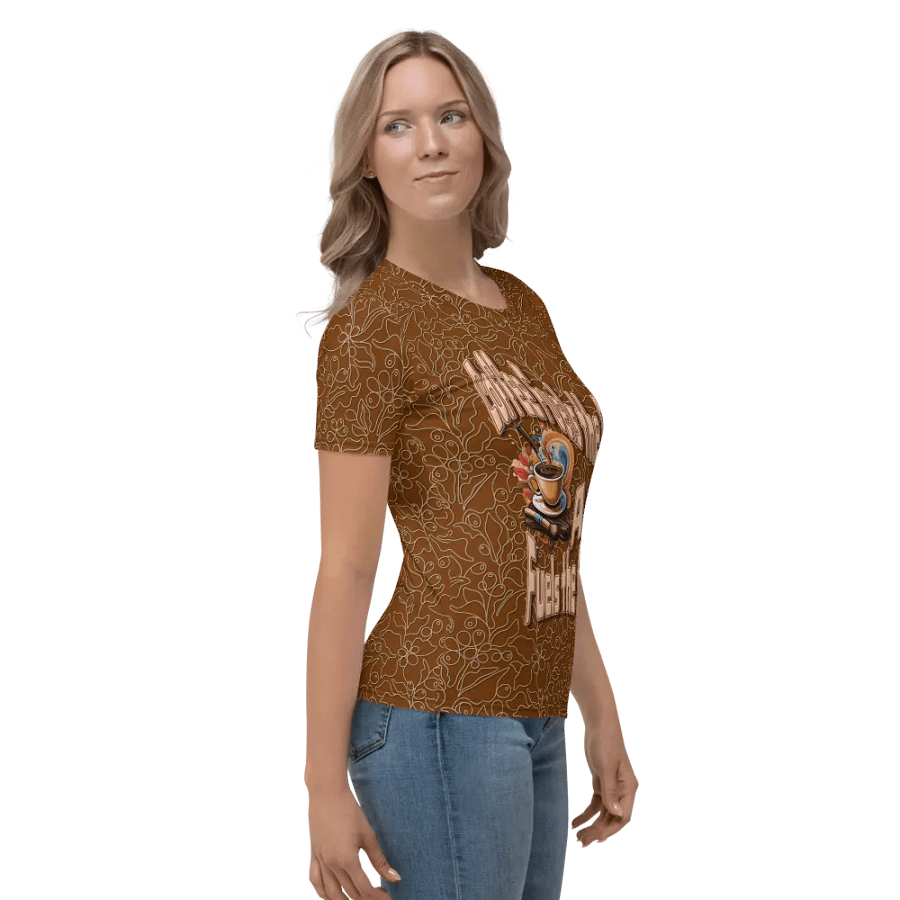 Coffee Fuels the Art All Over Print T-shirt product image (4)