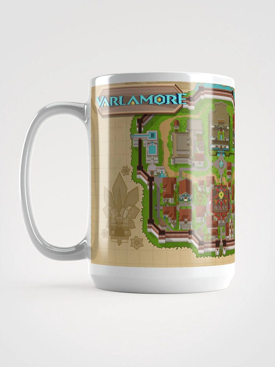 Varlamore Fantasy Map White Glossy Mug product image (6)