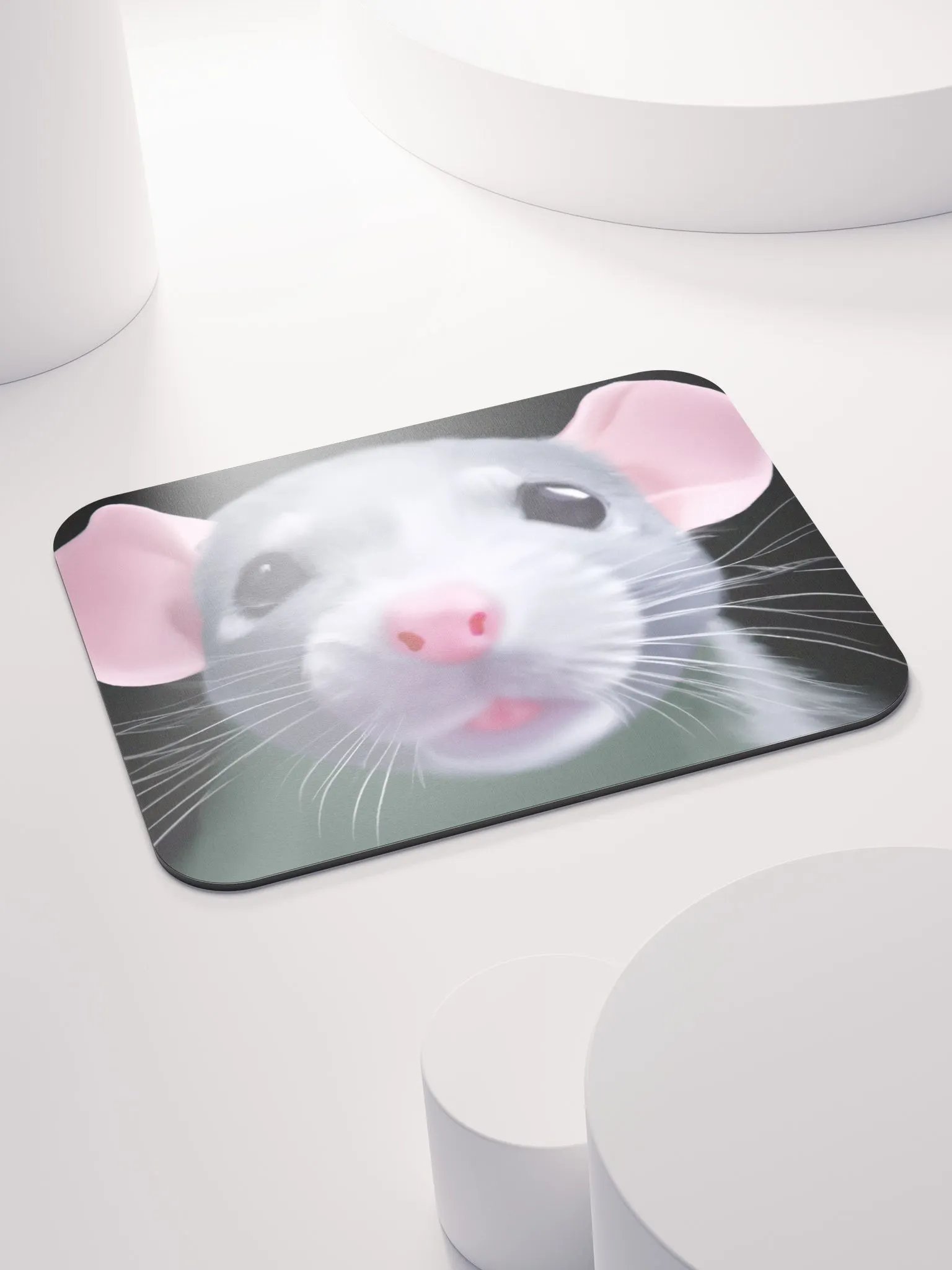 Baby dumbo rat girl! mousepad product image (4)