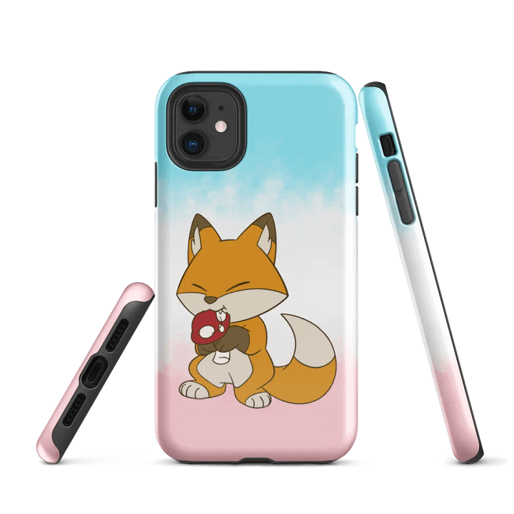 Fox Noming Mushroom iPhone Tough Case product image (1)