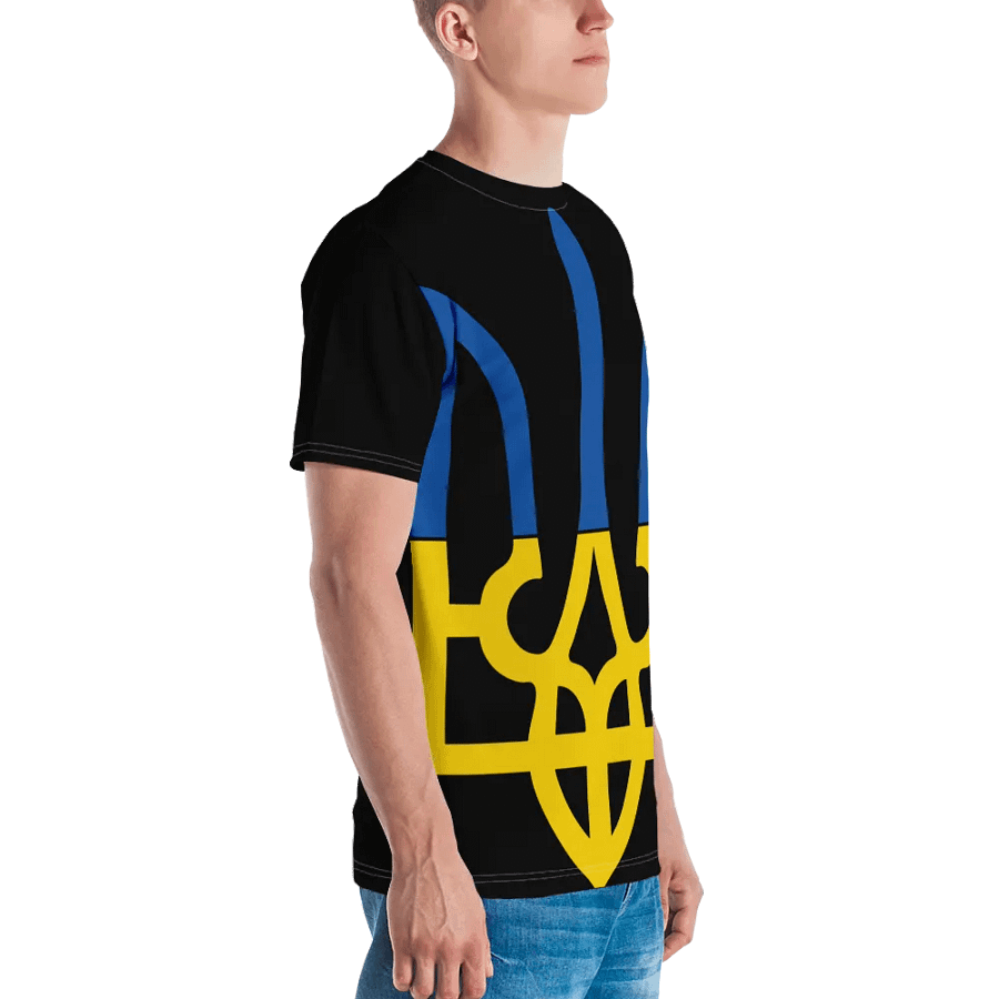 Ukraine - Tryzub - Black - All-Over Print Crew Neck T-Shirt product image (1)