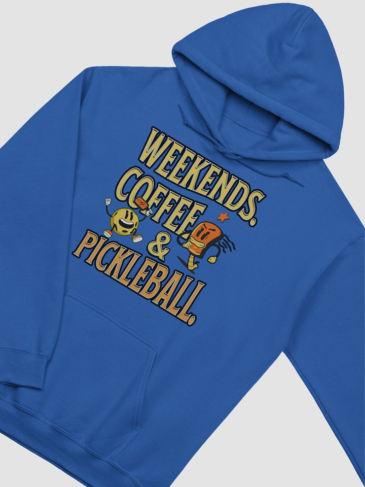 Weekends Coffee And Pickleball Vibes Hoodie product image (8)