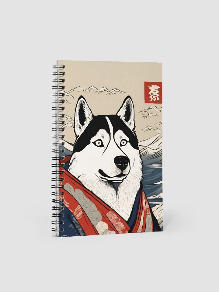 Funny Husky Oriental Spiral Notebook product image (2)