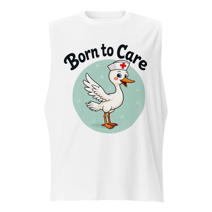Quirky Nurse Duck Muscle Tank product image (1)