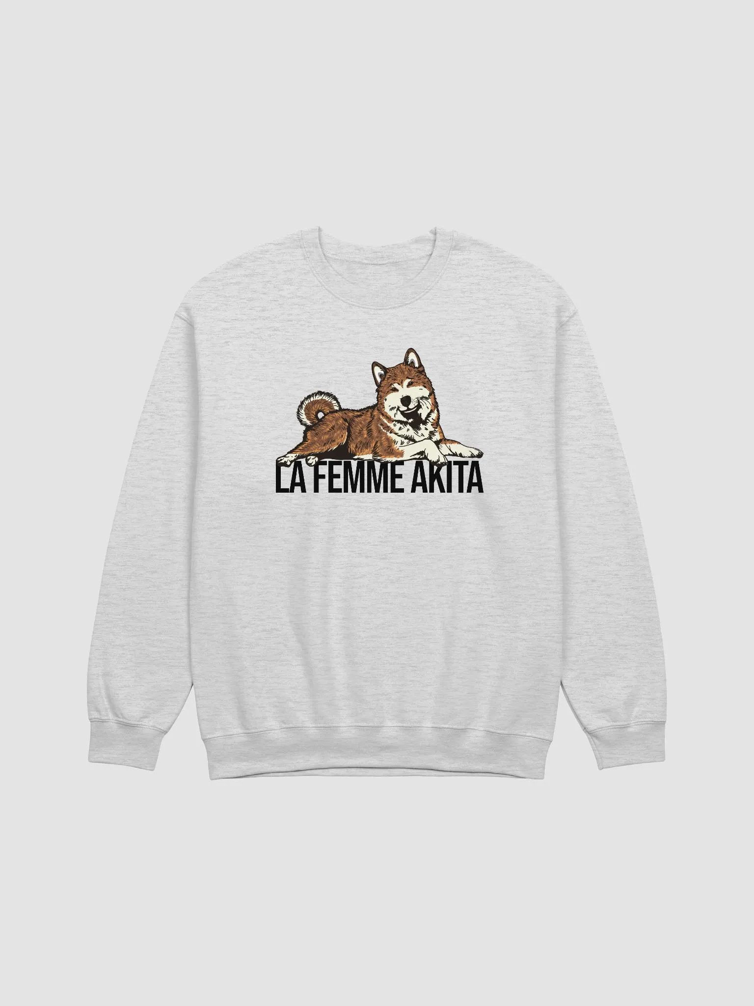 La Femme Akita Sweatshirt of an Akita Inu (Brindle) | Funny Shirt for Akita Paw-rents product image (25)