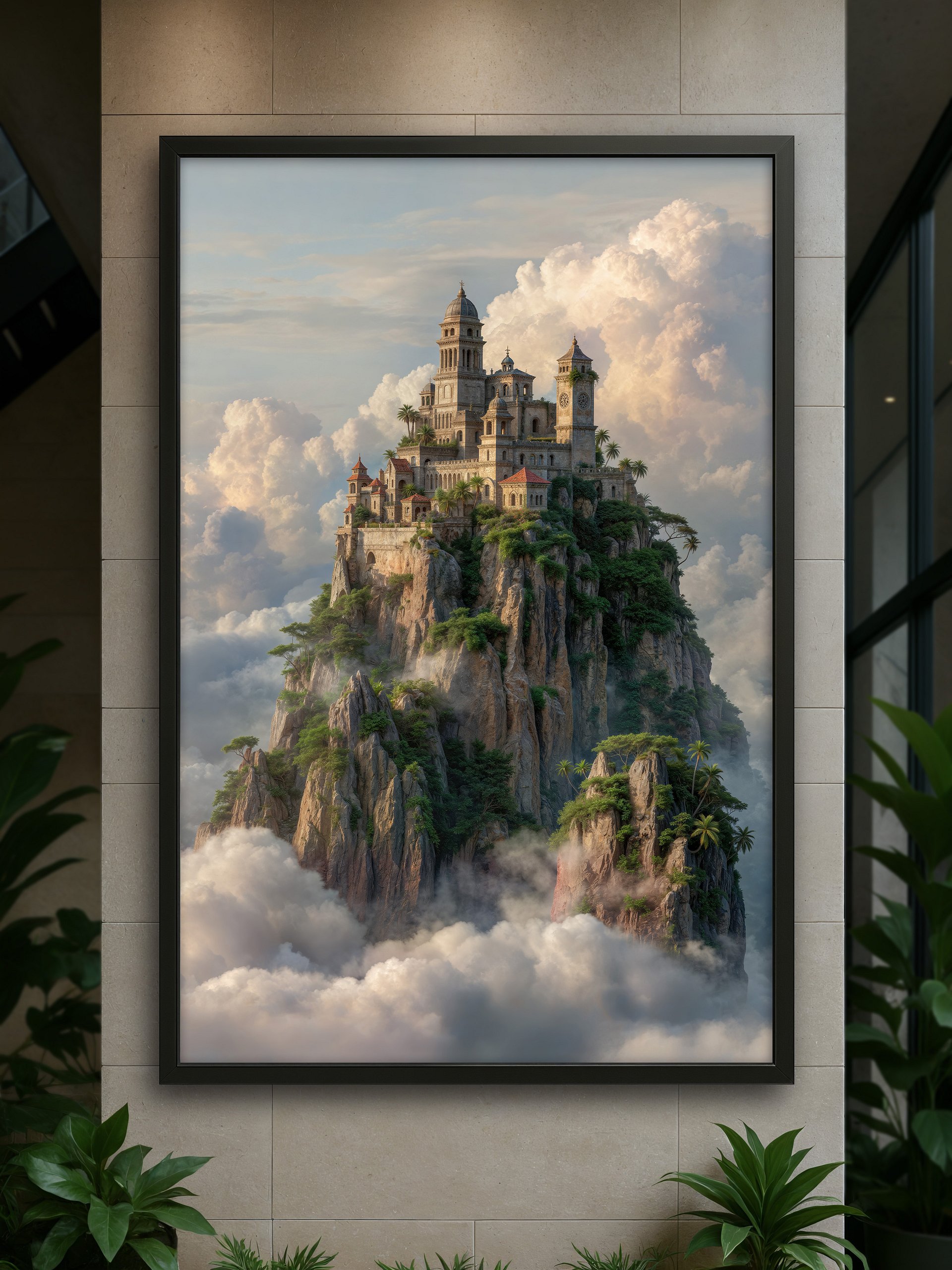 The Summit Aerie – Framed Poster product image (1)