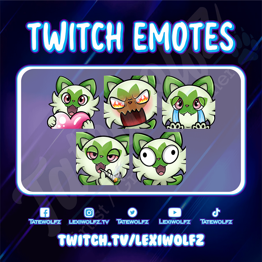 Twitch Emotes: Pokemon Sprigatito product image (1)