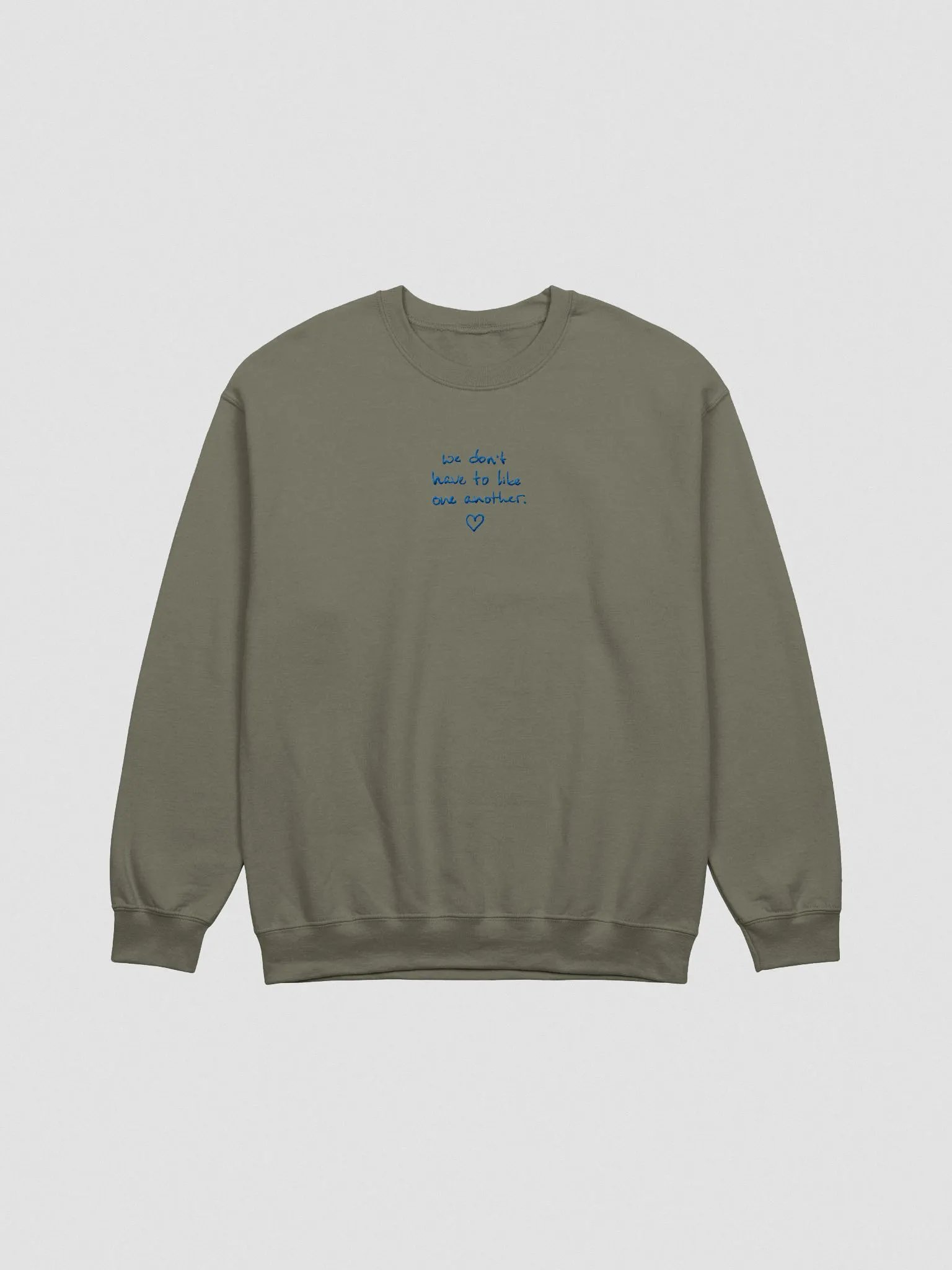 ONE ANOTHER (royal) embroidered crewneck product image (3)