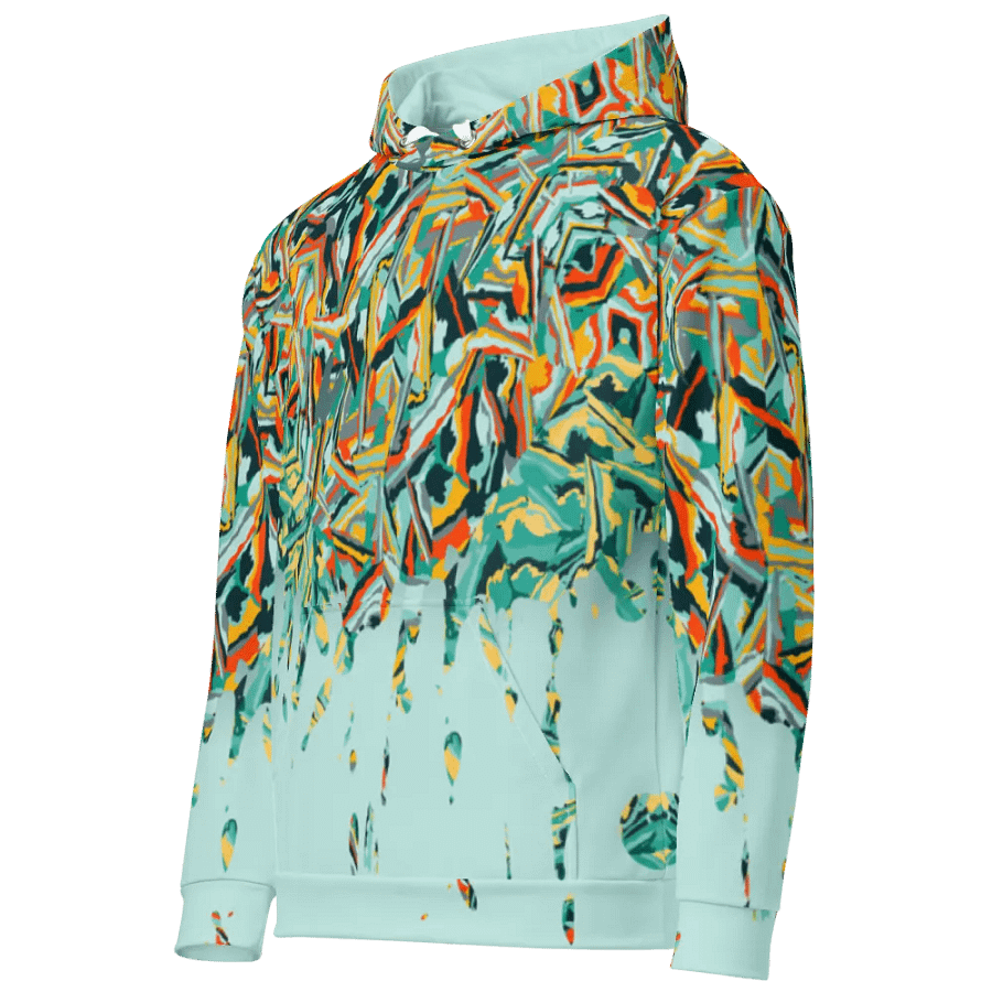 Colorful Destruction | Recycled Unisex Hoodie product image (8)