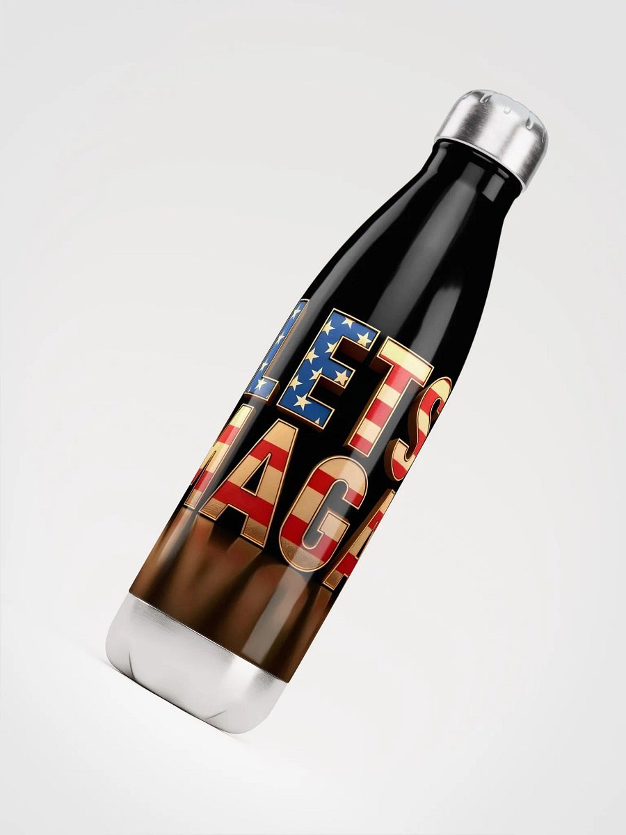 Patriotic LETS MAGA Stainless Steel Water Bottle product image (4)