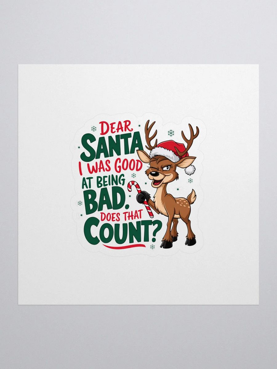 Rebel Reindeer Kiss Cut Stickers product image (1)