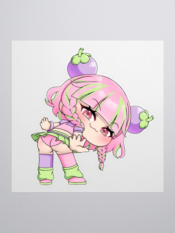 Mangosteen Bootie Sticker (3x3