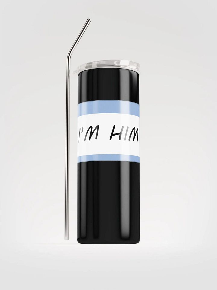 Im Him Blue Name Logo Tall Cup product image (1)