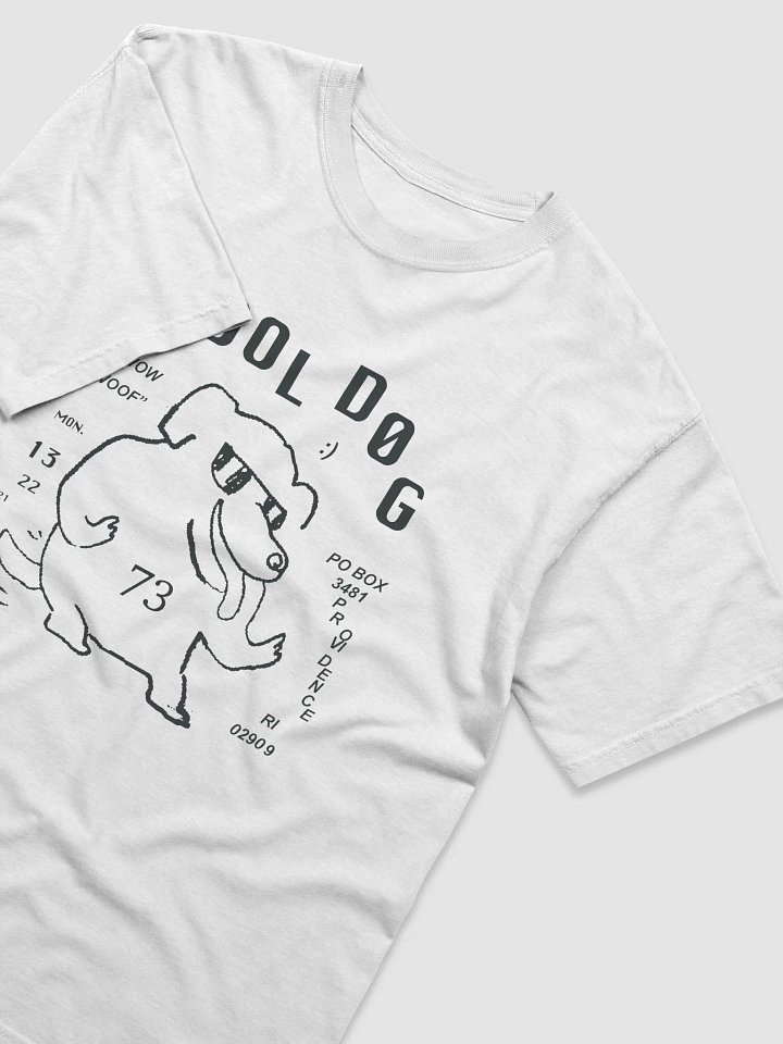 COOL DOG tee, white (COMFORT COLORS) product image (2)