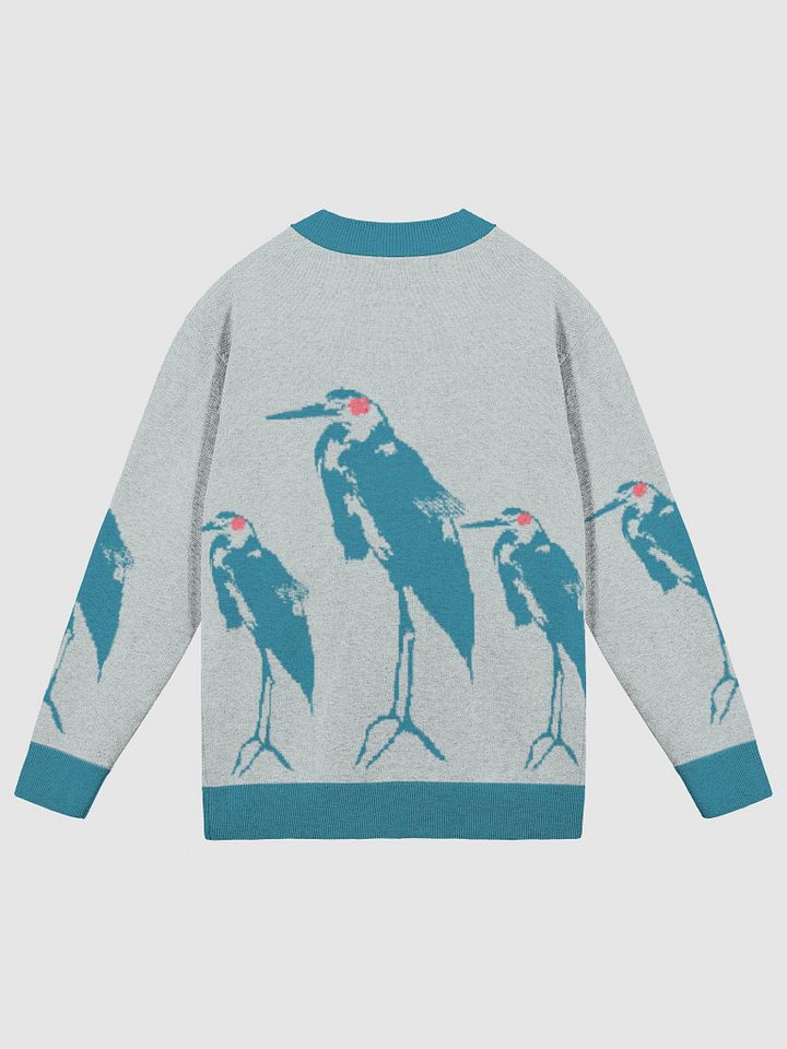Majestic Crane Knit Cardigan Without Pocket product image (9)