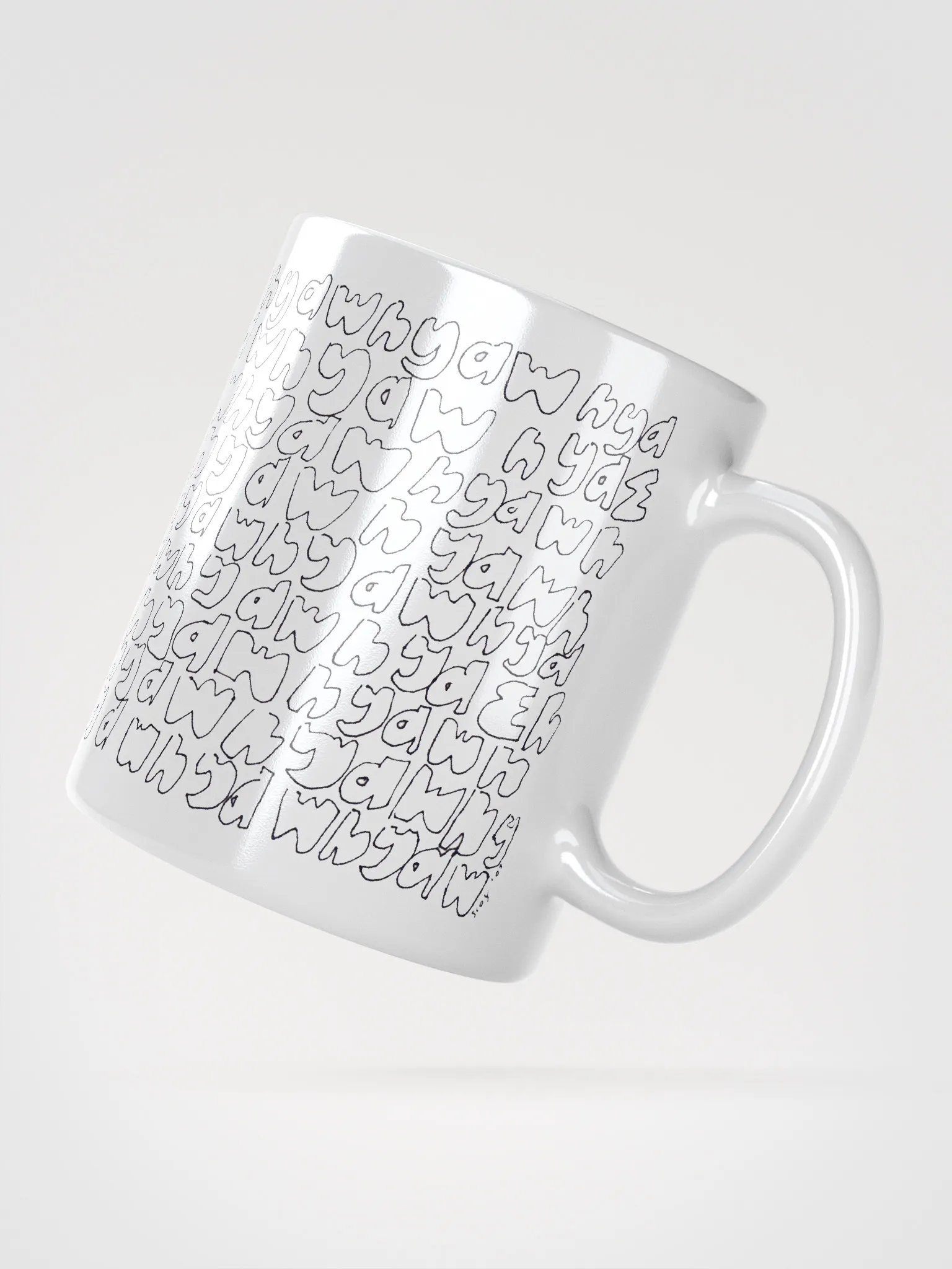 Hyaw Hyaw Hyaw White Glossy Mug product image (2)