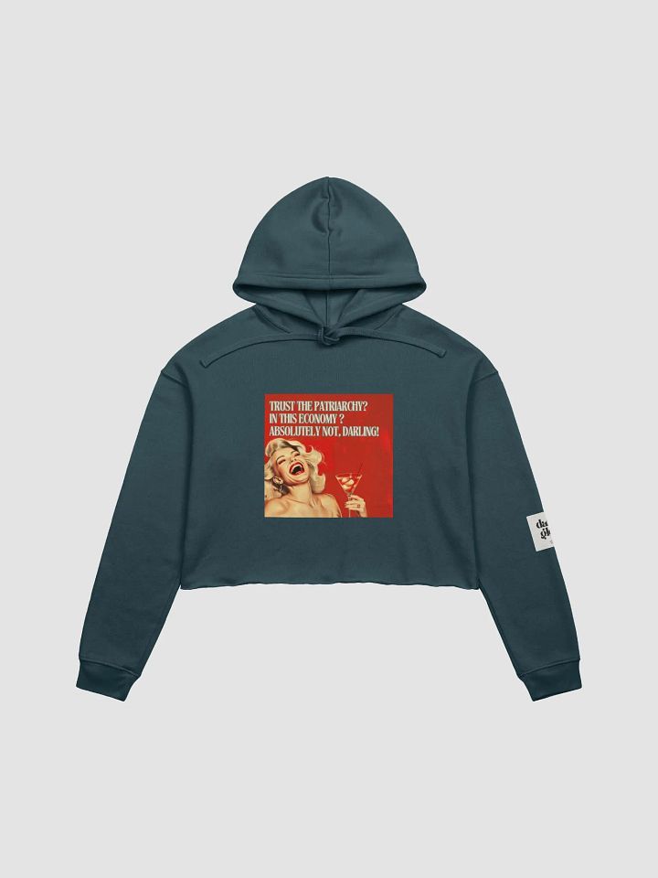 Trust The Patriarchy? Cropped Hoodie product image (3)