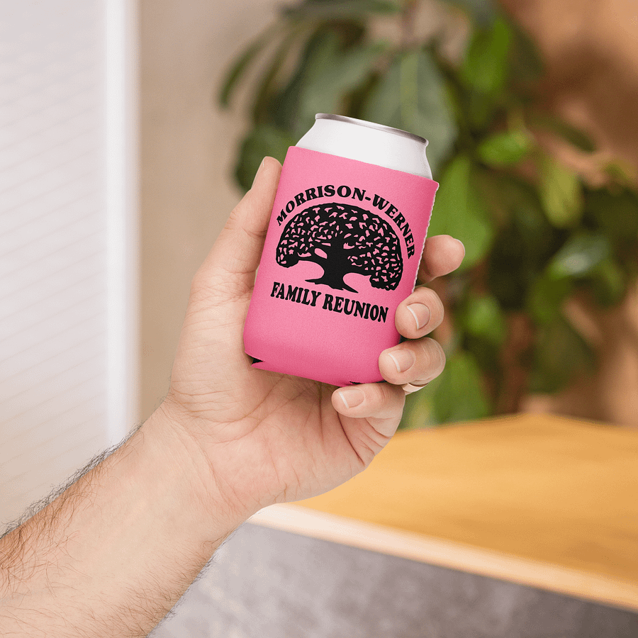 "Morrison-Werner Family Tree" Can Coozie (Pink) product image (4)
