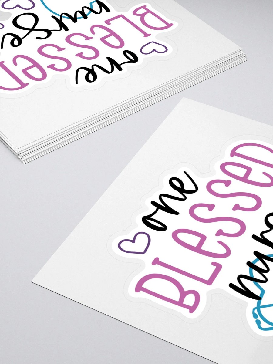 One Blessed Nurse Sticker product image (11)