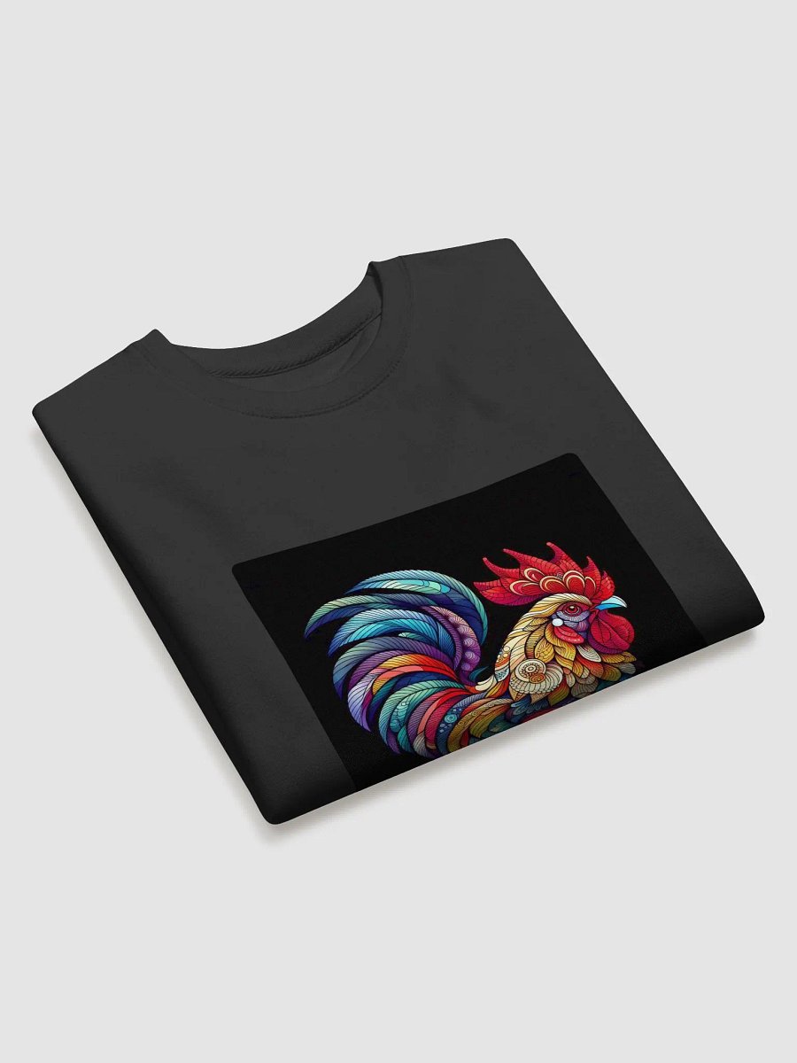 Vibrant Rooster Illustration Premium Sweatshirt product image (22)